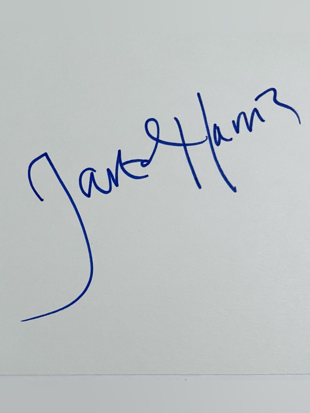 JARED HARRIS Signed 4x6 Card / SHERLOCK HOLMES: A GAME OF SHADOWS, Chernobyl